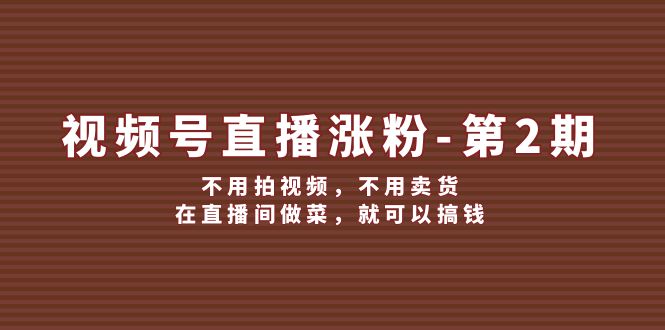 （12155期）视频号/直播涨粉-轻创网